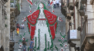 Scalinata di Caltagirone per Villa Almoezia