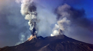 Eruzione dell&#039;Etna per Villa Almoezia